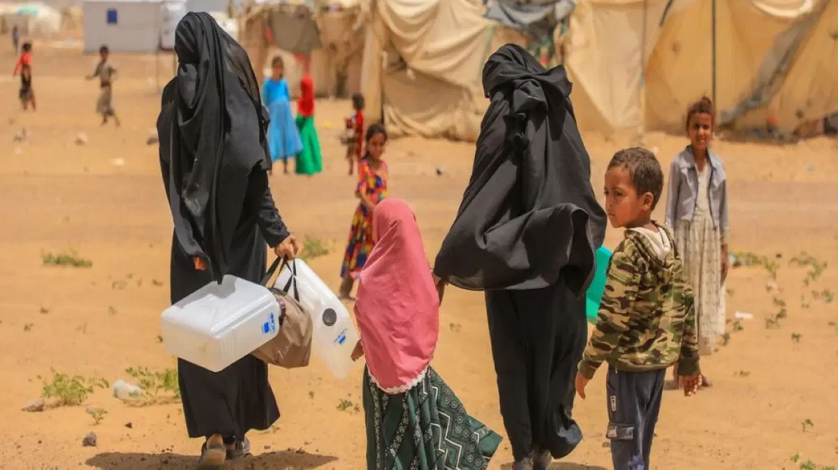 Number of registered displaced persons in 8 Yemeni governorates rises to 158,000