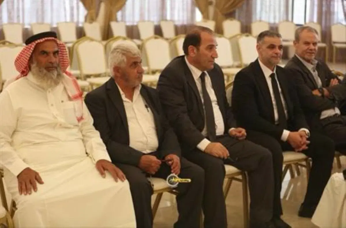 The Contractors Association holds a day of mourning for the brother of contractor Nader Burgan, a martyr of the Hamoud church incident